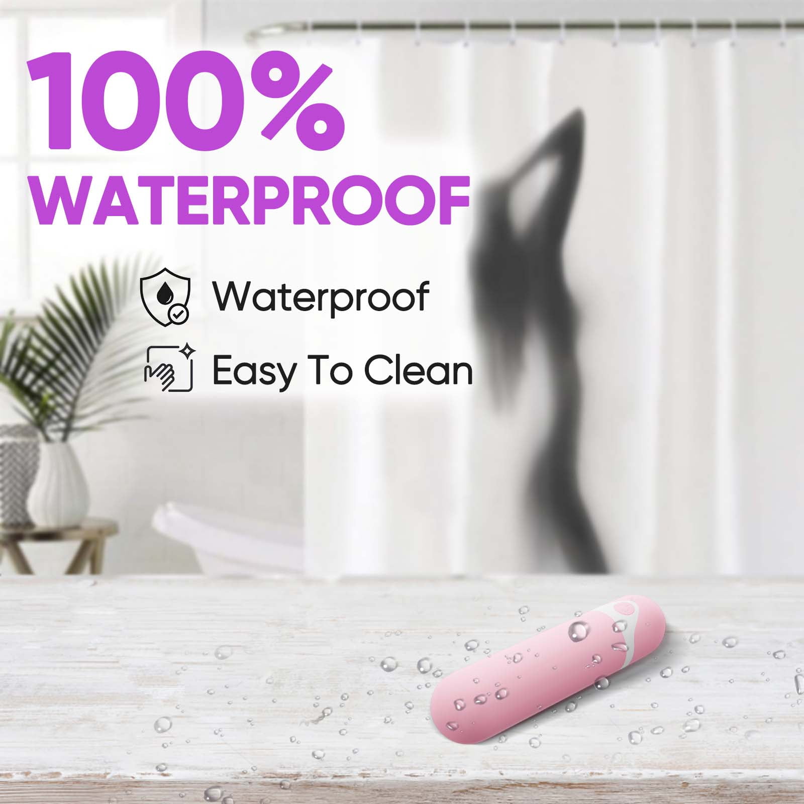 Mini Vibrator Sex Toys, Waterproof Adult Sex Toy, G Spot Vibrator Adult Toys, Bullet Vibrator Rose Toy with 10 Vibration for Women