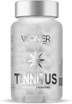 WONER Tinnitus Relief for Ringing Ears, Tinnitus Relief Supplement (120 Capsules)